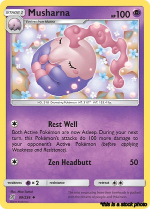 89/236 Musharna Uncommon Normal