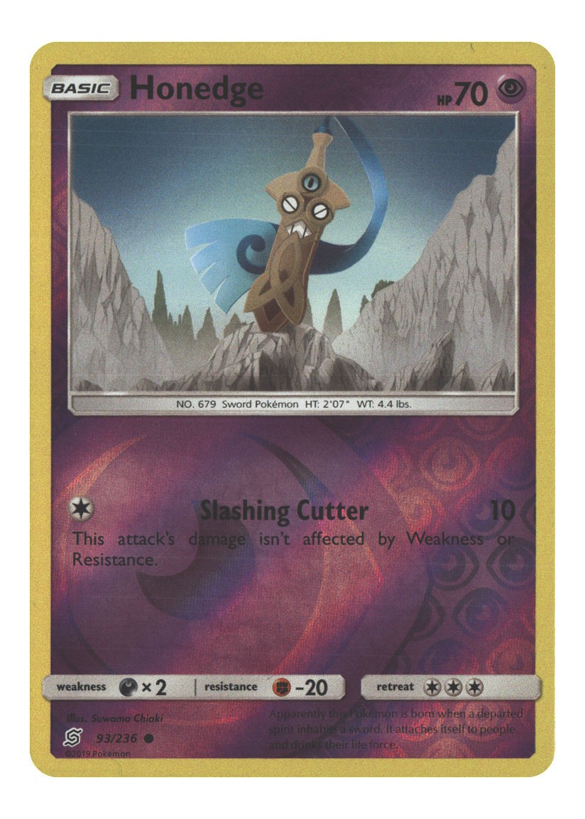 93/236 Honedge (93) Common Reverse Holofoil