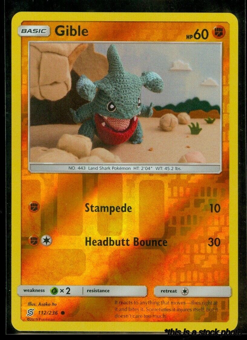 112/236 Gible Common Reverse Holofoil
