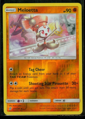 123/236 Meloetta Rare Reverse Holofoil