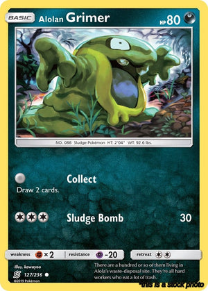 127/236 Alolan Grimer Common Reverse Holofoil