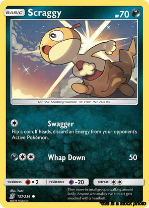 137/236 Scraggy Common Normal