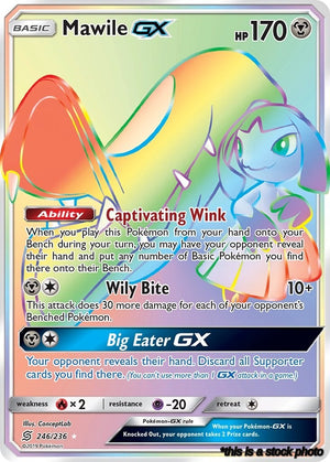 Secret Rare Mawile GX (Secret) [246/236 Near Mint ]