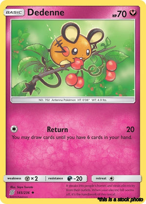 145/236 Dedenne Uncommon Reverse Holofoil