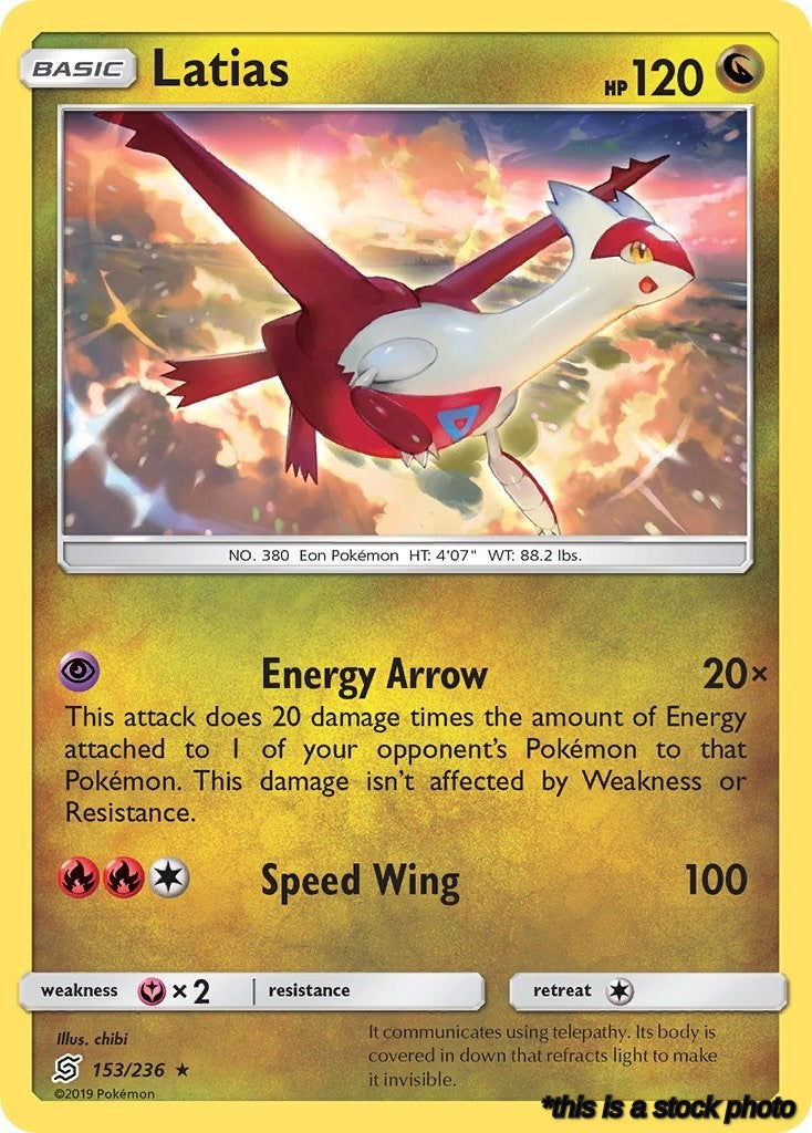 153/236 Latias Rare Normal