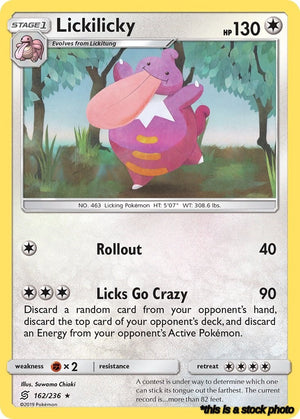 162/236 Lickilicky Rare Normal