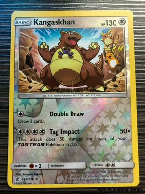 163/236 Kangaskhan Holo Rare Reverse Holofoil