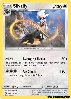 184/236 Silvally Holo Rare Holofoil