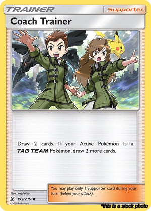 192/SM11 Coach Trainer Uncommon Reverse Holofoil