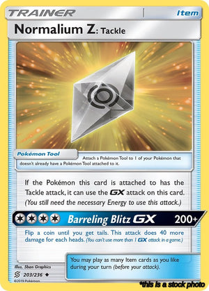 203/236 Normalium Z: Tackle Uncommon Reverse Holofoil