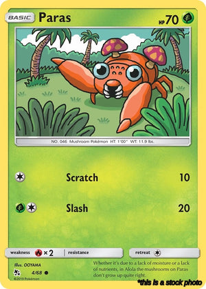 Normal Paras [4/68 Lightly Played ]
