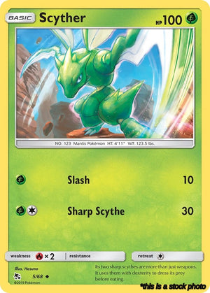 5/68 Scyther Uncommon Normal