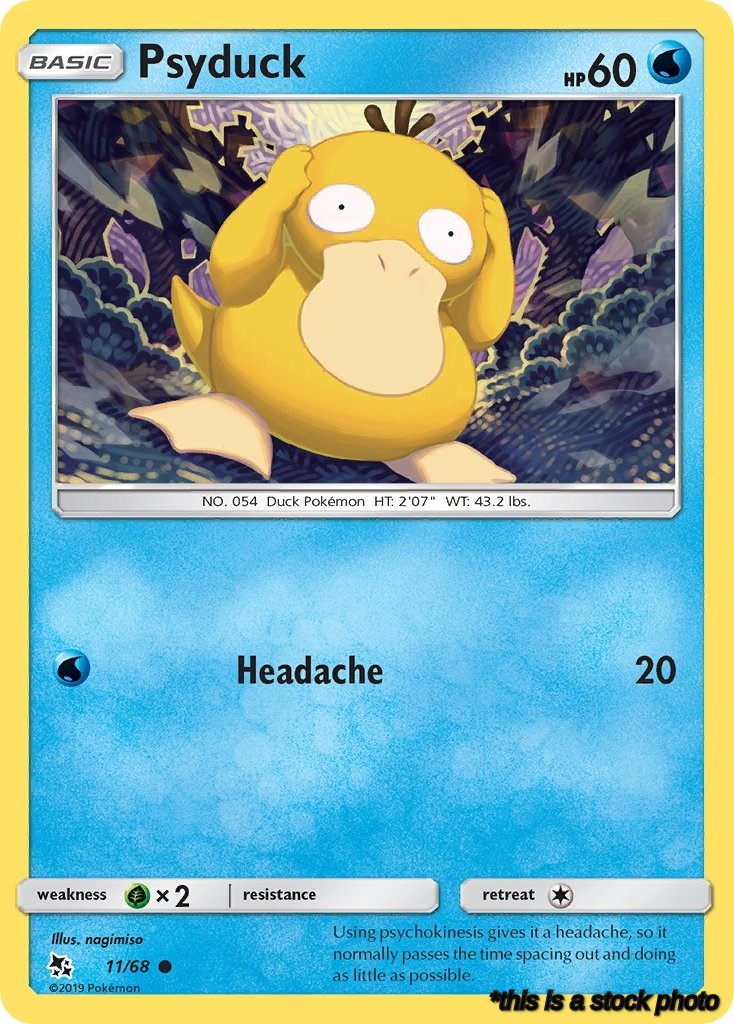 11/68 Psyduck Common Reverse Holofoil
