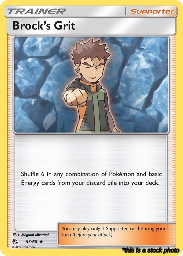 53/68 Brock's Grit Uncommon Reverse Holofoil