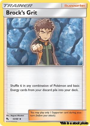 53/68 Brock's Grit Uncommon Reverse Holofoil