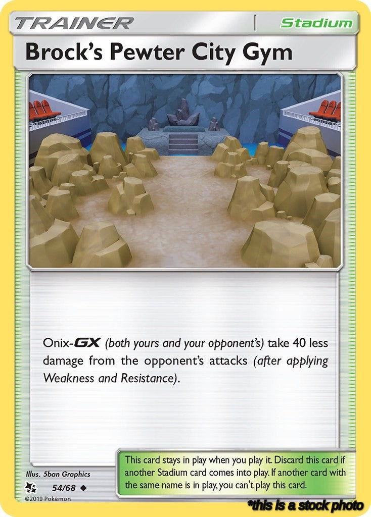54/68 Brock's Pewter City Gym Uncommon Normal