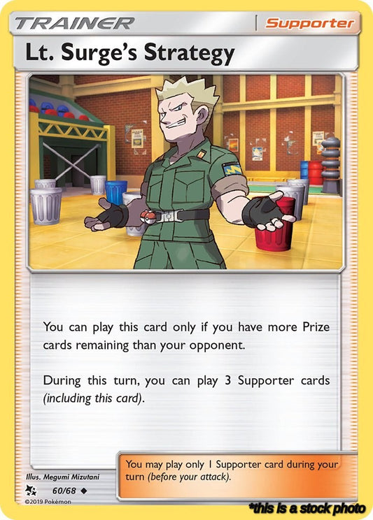 Lt. Surge's Strategy