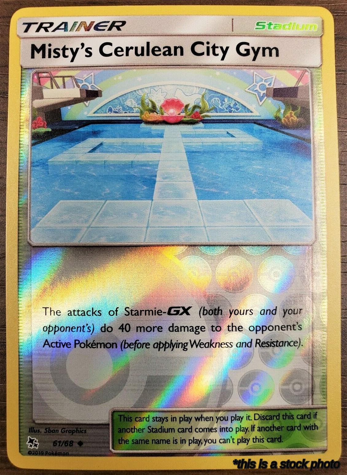61/68 Misty's Cerulean City Gym Uncommon Reverse Holofoil