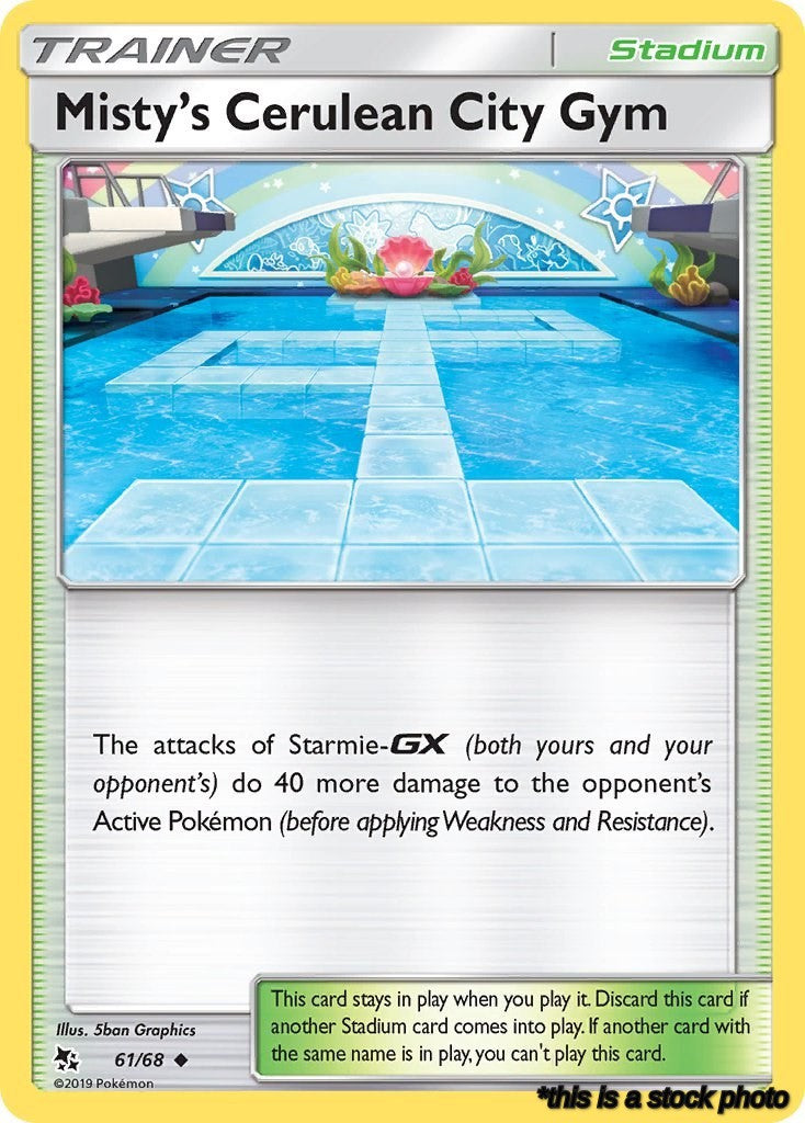 61/68 Misty's Cerulean City Gym Uncommon Normal
