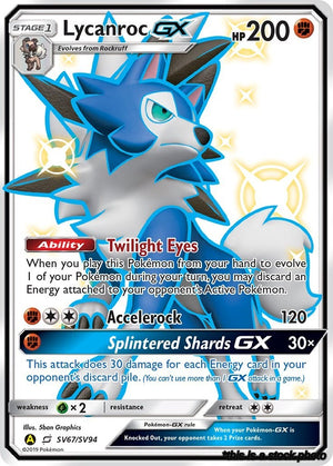 Holofoil Lycanroc GX (SV67) [SV67/SV94 Near Mint ]
