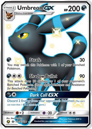 Shiny Holo Rare Umbreon GX [SV69/SV94 Near Mint ]