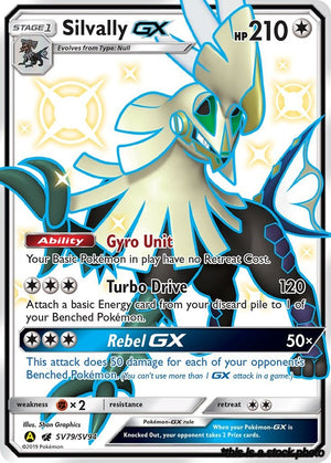SV79/SV94 Silvally GX Shiny Holo Rare Holofoil