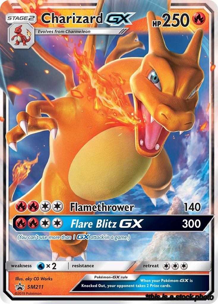 SM211 Charizard GX Promo Holofoil