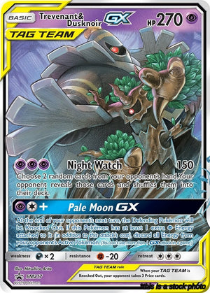 Holofoil Trevenant & Dusknoir GX - SM217 [SM217 Near Mint ]
