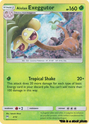 Promo Alolan Exeggutor - 2/12 [002/012 Lightly Played ]