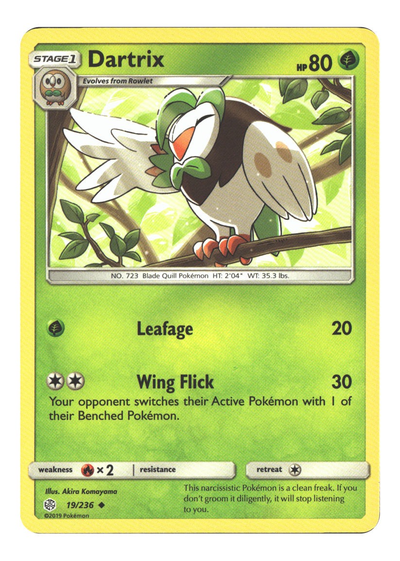 19/236 Dartrix Uncommon Normal