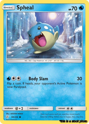 Normal Spheal - 50/236 [50/236 Lightly Played ]