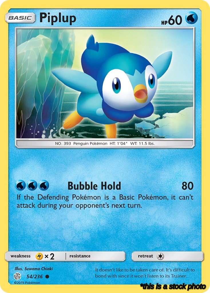 Normal Piplup [54/236 Near Mint ]