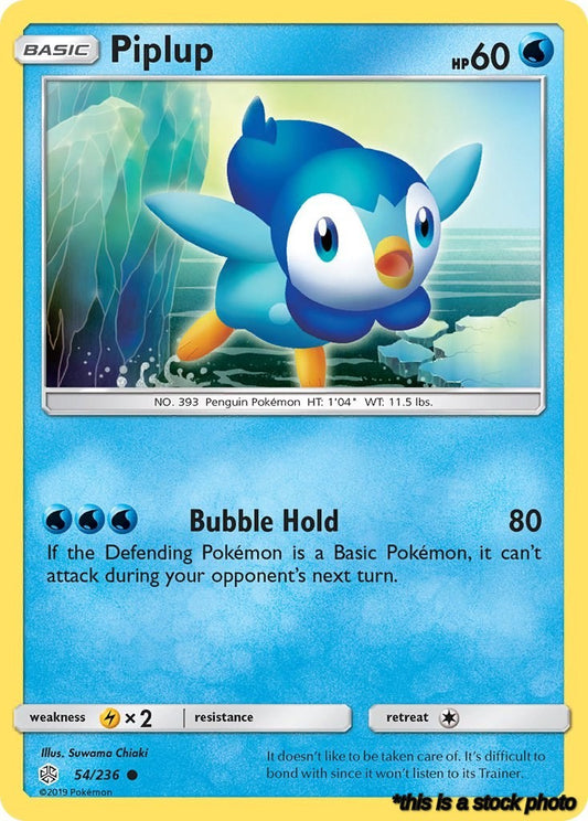 Normal Piplup [54/236 Near Mint ]
