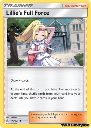 196/236 Lillie's Full Force Uncommon Normal