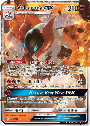 35/236 Volcarona GX Ultra Rare Holofoil