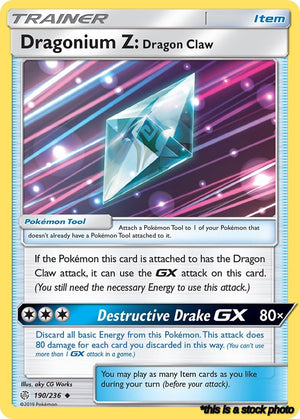 190/236 Dragonium Z: Dragon Claw Uncommon Reverse Holofoil