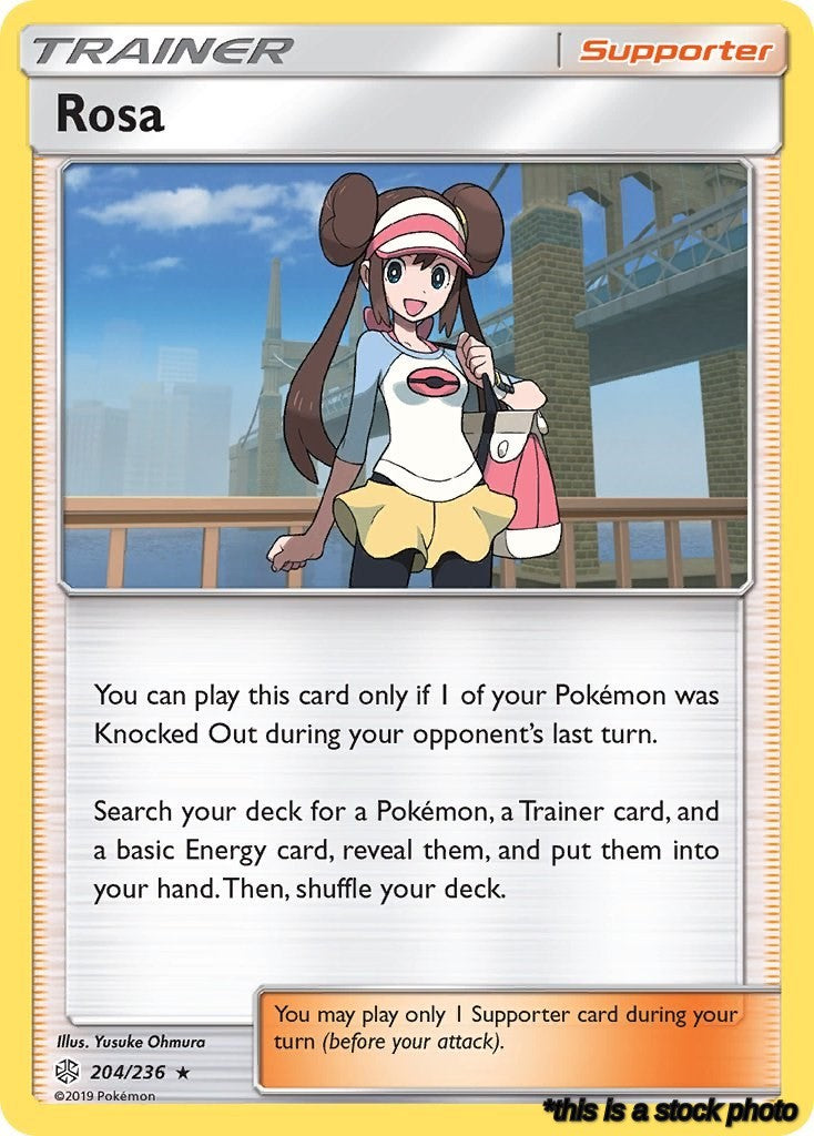 204/236 Rosa Holo Rare Holofoil