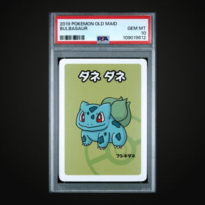 2019 Pokemon Old Maid Bulbasaur PSA 10
