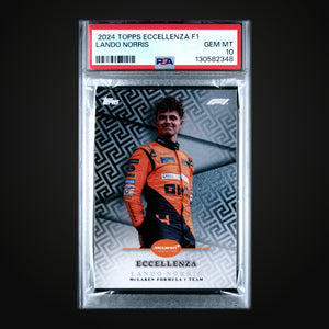 2024 Topps Eccellenza F1 Lando Norris PSA 10 GEM MT