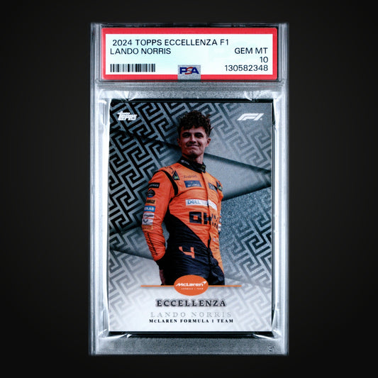 2024 Topps Eccellenza F1 Lando Norris PSA 10 GEM MT