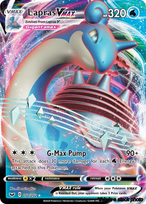 050/202 Lapras VMAX Ultra Rare Holofoil