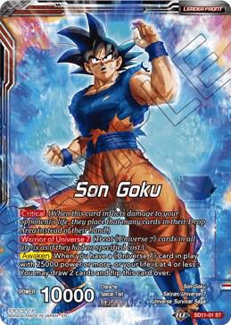 Son Goku // Ultra Instinct Son Goku, Hero of Universe 7 (Back)