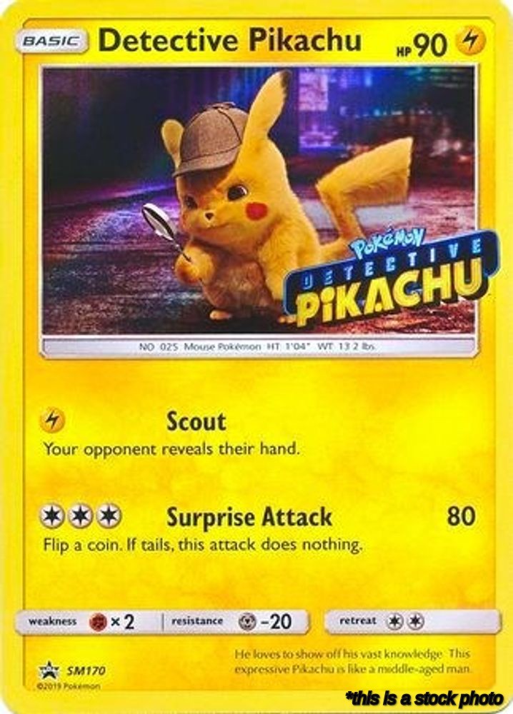 Detective Pikachu - SM170 (Stamped)