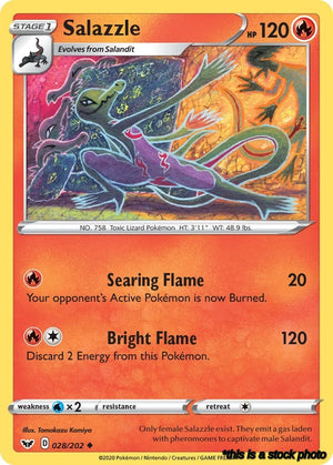 Normal Salazzle [028/202 Near Mint ]