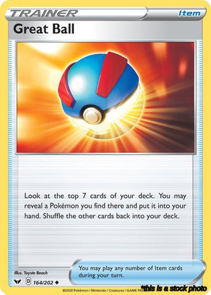 Uncommon Great Ball [164/202 Moderately Played ]