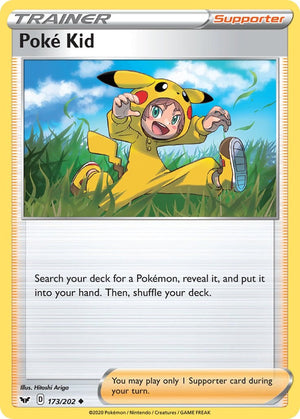 Uncommon Poke Kid [173/202 Heavily Played ]