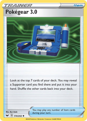 Uncommon Pokegear 3.0 [174/202 Lightly Played ]