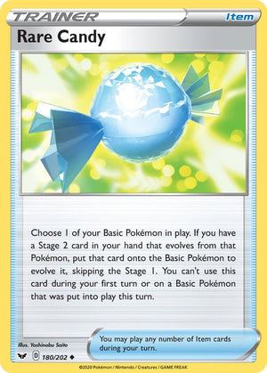 Uncommon Rare Candy [180/202 Near Mint ]