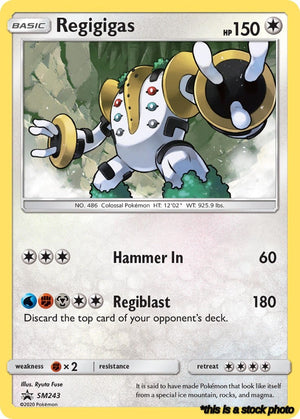 SM243 Regigigas Promo Holofoil