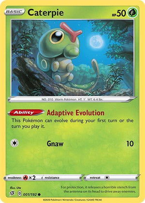 Common Caterpie [001/192 Lightly Played ]